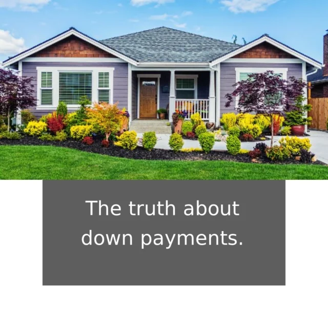 The Truth About Down Payments

There’s a misconception going around that you have to put 20% of the purchase price down when you buy a home. But the truth is, many people don’t put down that much unless they’re trying to make their offer more competitive. And if you want to give your savings a boost, look into down payment assistance. There are thousands of programs that offer an average benefit of nearly $17,000. To learn more about loan options or down payment assistance programs, connect with a trusted lender and check out downpaymentresource.com.

#opportunity #realestate